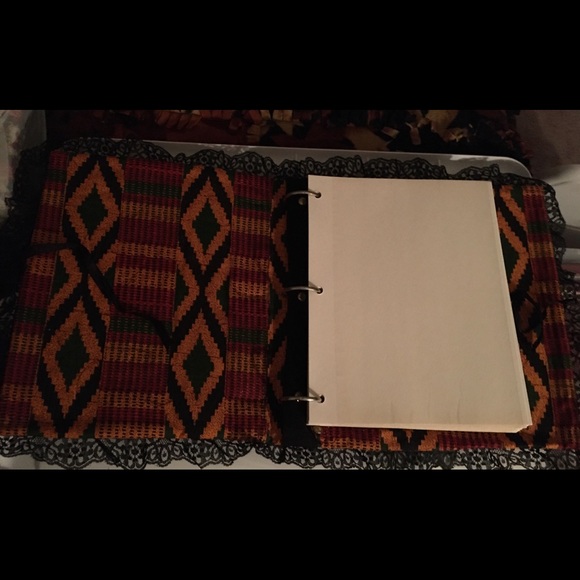 African Love Fabric Covered Photo Album - Picture 2 of 3